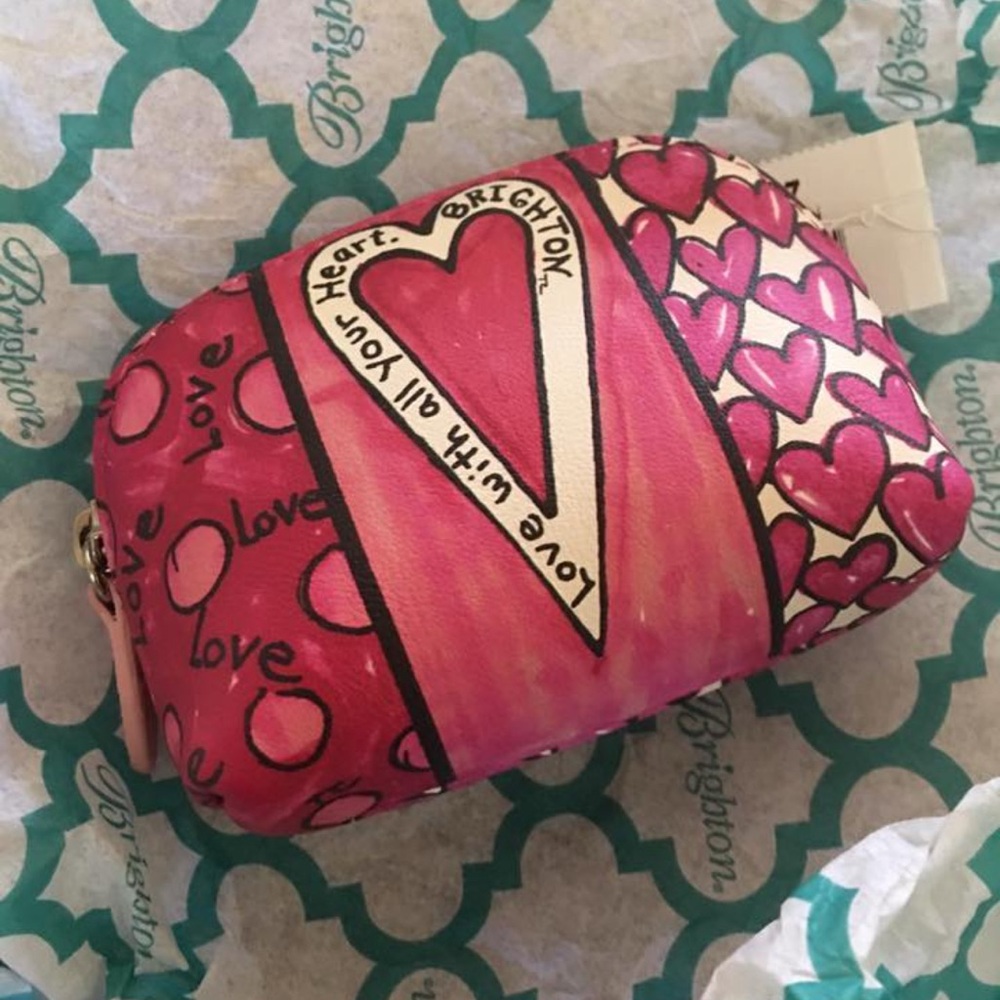 Brighton Pink Heart Love Pouch